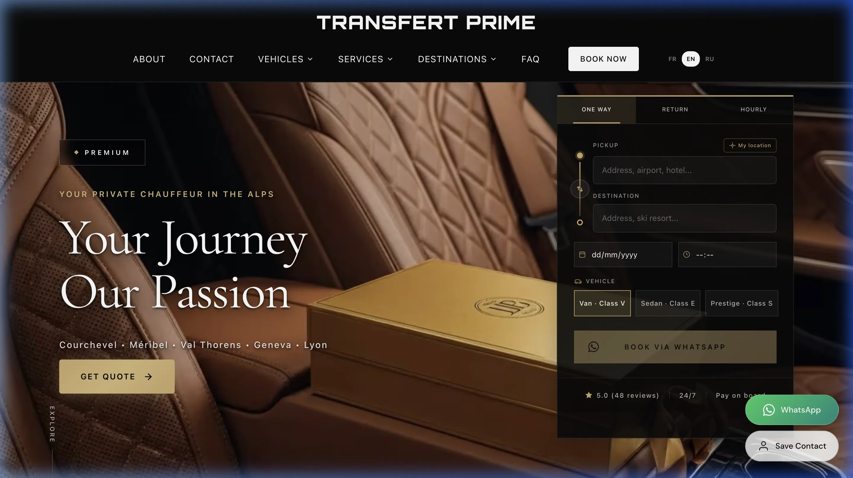 Transfert Prime Courchevel